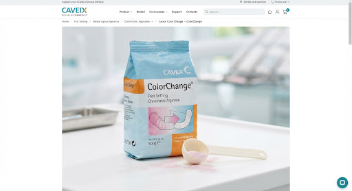 Bột lấy dấu Alginate Cavex ColorChange